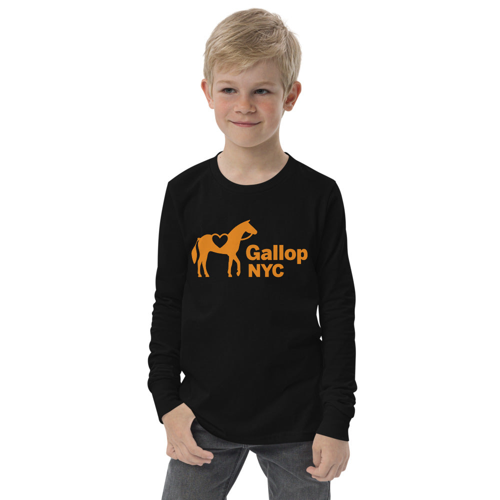 GallopNYC Logo Youth Long Sleeve Tee